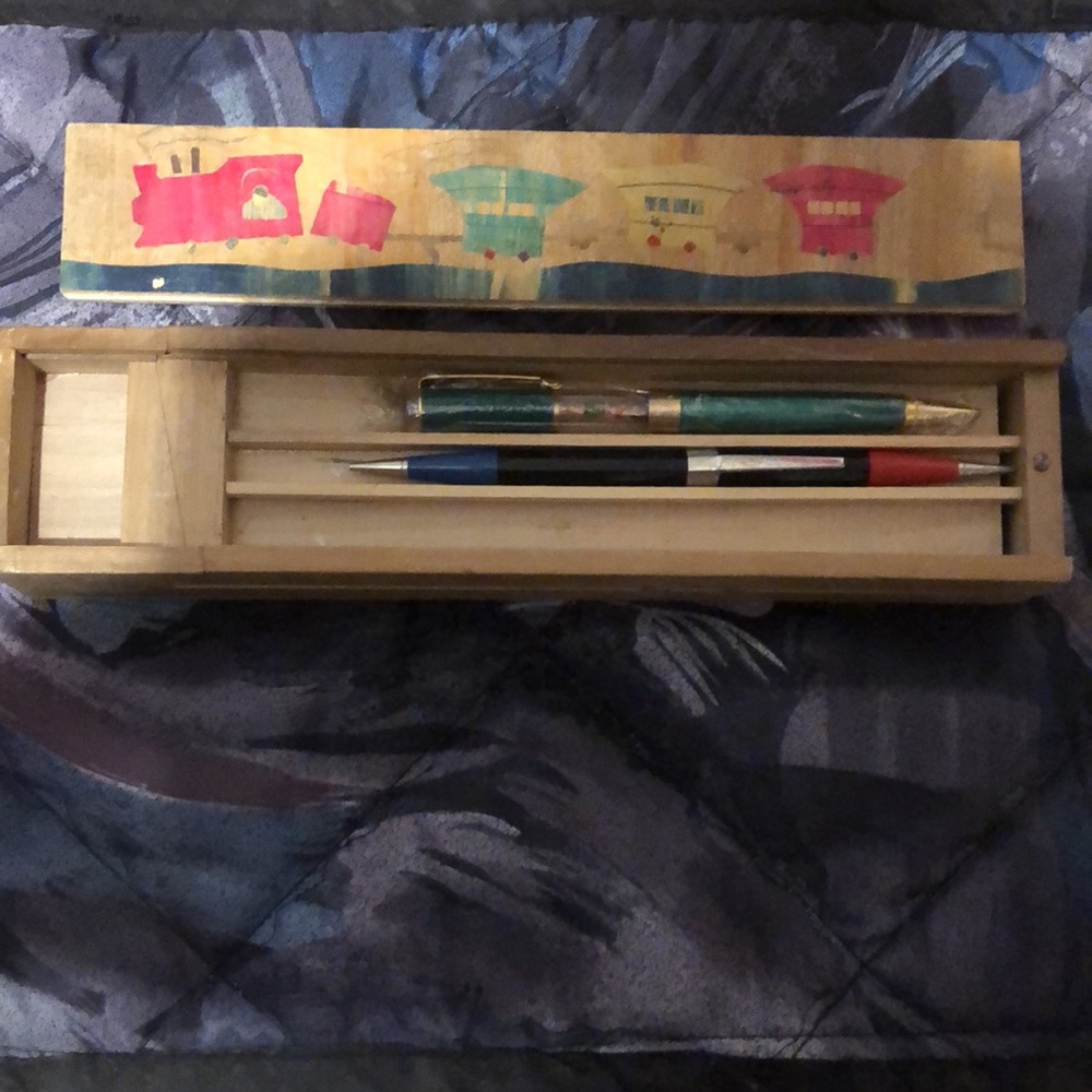 Vintage Pencil Box. Unique